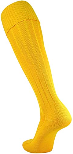 Euro, Solid Color, Over-Calf, Heel/Toe, Gold, Medium