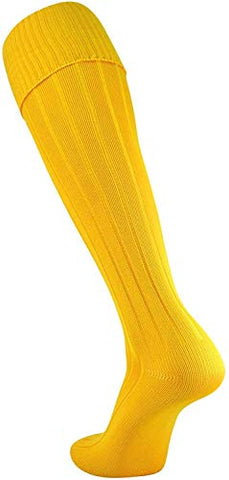 Euro, Solid Color, Over-Calf, Heel/Toe, Gold, Medium