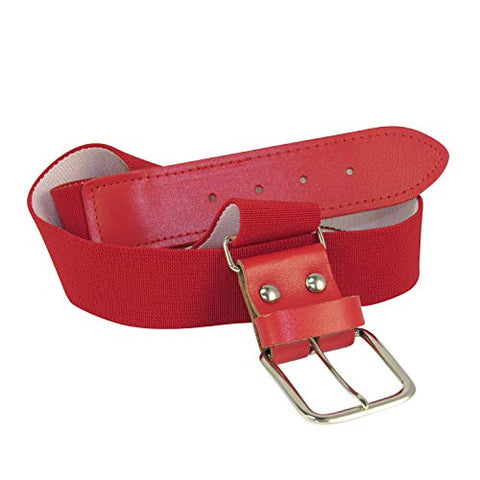 Elastic Belt, Scarlet, Adult, 1.5 in wide