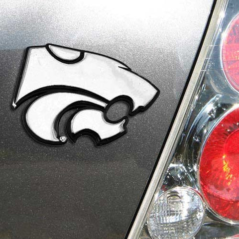 Premium Metal Auto Emblem - Kansas State Wildcats