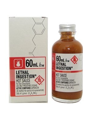 Lethal Ingestion Jolokia Hot Sauce 2 oz