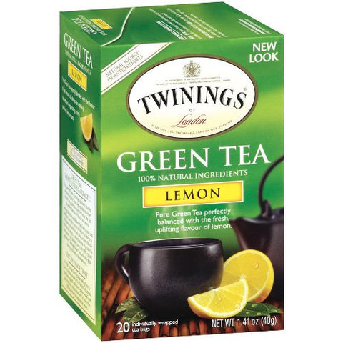 Lemon Green Boxed Teabags, 20's