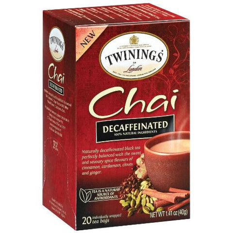Decaffeinated Chai Teabags, 20's