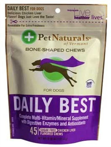 Pet Naturals of Vermont Daily Best for Dogs, 45 Chews