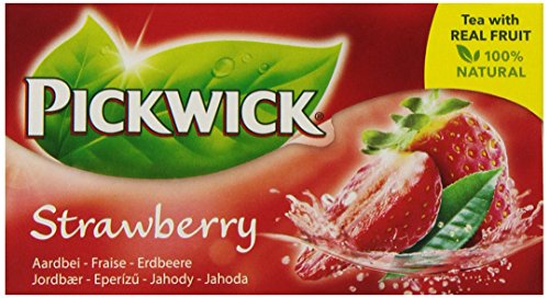 Pickwick Strawberry 20 tea bags, 1.50-Ounce Packages (Pack of 6)