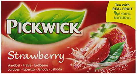 Pickwick Strawberry 20 tea bags, 1.50-Ounce Packages (Pack of 6)