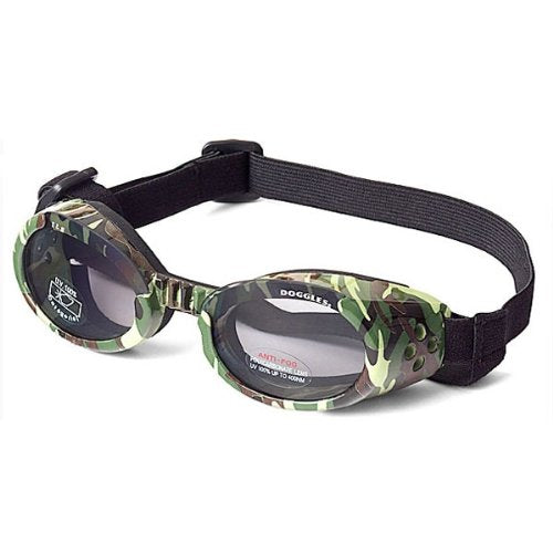 Doggles ILS Green Camo Frame/Smoke Lens, Small