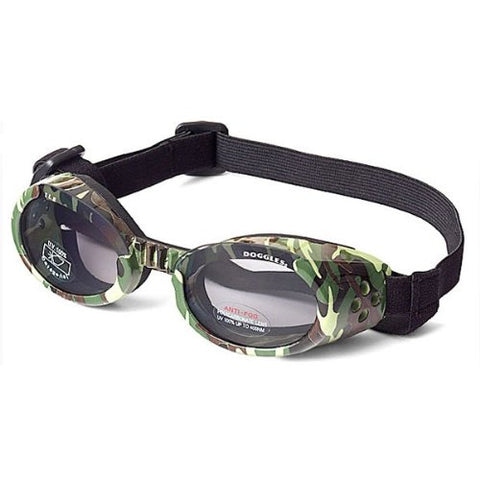 Doggles ILS Green Camo Frame/Smoke Lens, Small