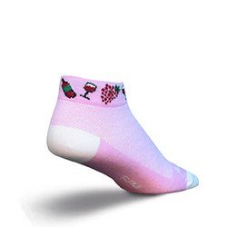 Women's 1" Socks - Vino, Size Small/Medium