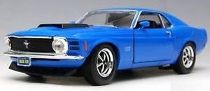 Motormax Premium American - Ford Mustang Boss 429 Hard Top (1970, 1/24 scale diecast model car, Yellow)