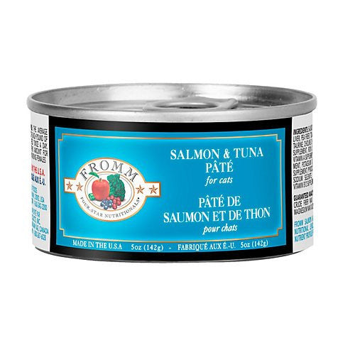 4STAR CAT SALMON & TUNA PATE' 12X5 OZ CS