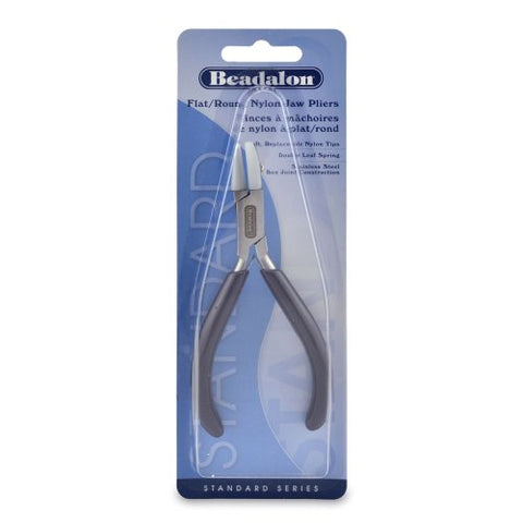 Nylon Jaw Round Flat Nose Pliers