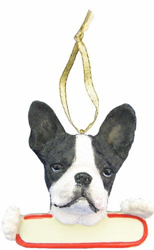 Santa's Pals Ornaments - Boston Terrier
