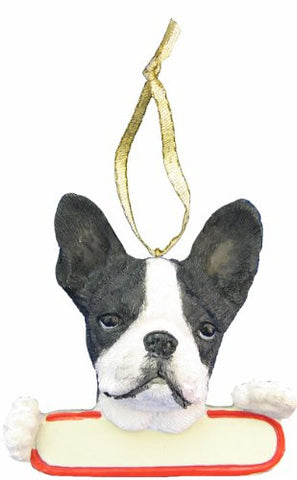 Santa's Pals Ornaments - Boston Terrier