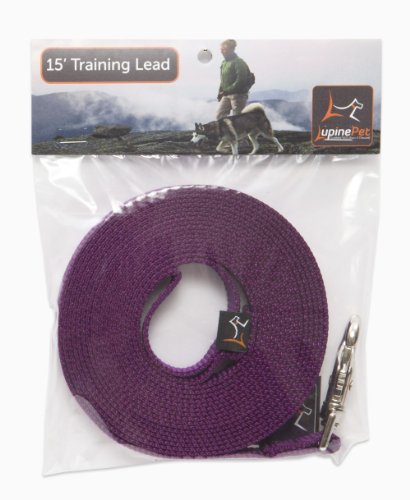 Lupine 3/4" Basics Collection - Purple, 15' Training Lead