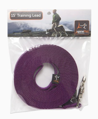 Lupine 3/4" Basics Collection - Purple, 15' Training Lead