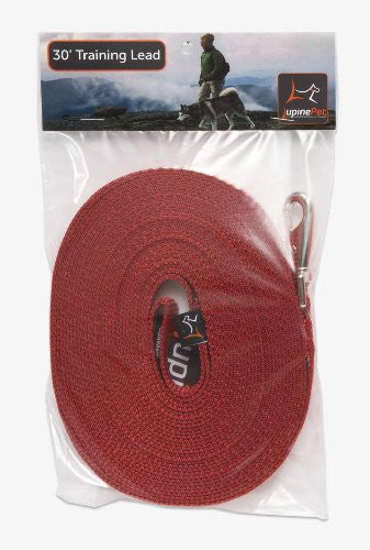 Lupine 3/4" Basics Collection - Red, 30' Training Lead