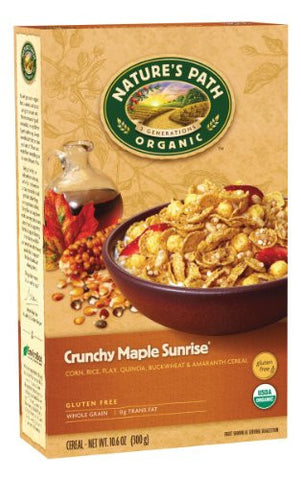 Nature's Path Cereals Crunchy Maple Sunrise At least 95% Organic (10.6 oz.)