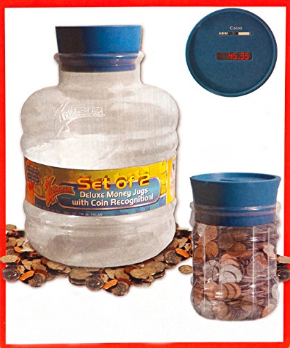 Electronic Coin Bank Set of 2- Blue