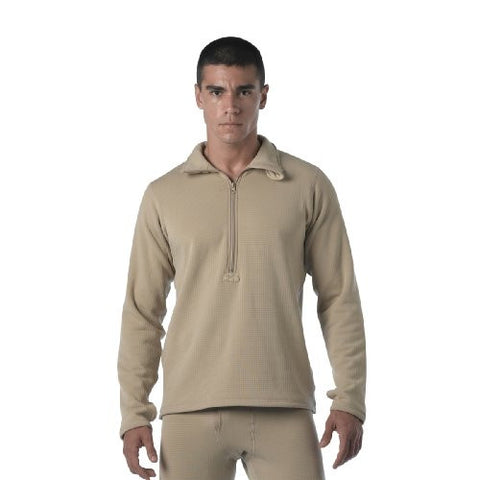Desert Sand E.C.W.C.S. Gen III Mid-Weight Thermal Tops - Large