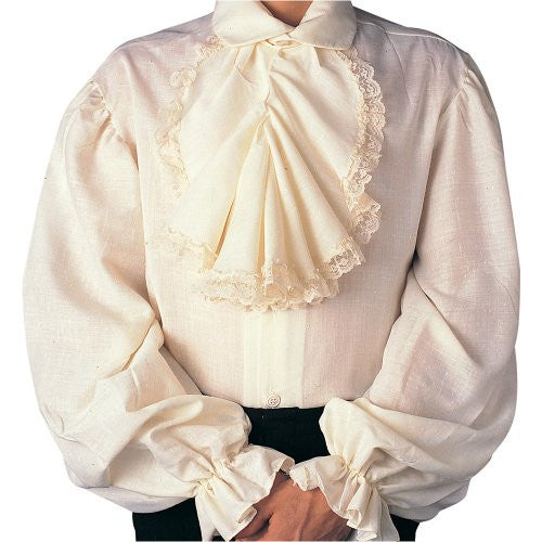 Colonial/Cavalier Pirate Shirt (White) - Medium
