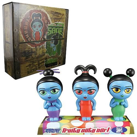 Serenity Fruity Oaty Girls Bobble Head Maquette Set