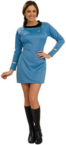 Star Trek Dlx Blue Dress - Medium