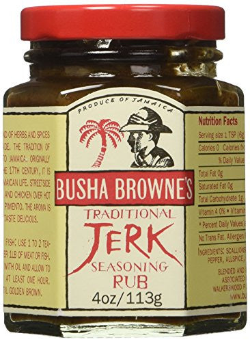 Busha Browne’s Traditional Jerk Seasoning Rub 4 oz
