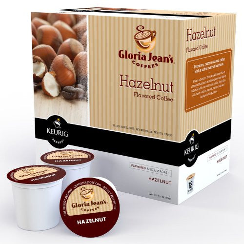 Gloria Jean's - Hazelnut, 18-Count K-Cups