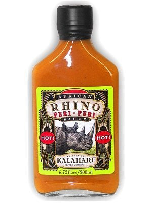 African Rhino Peri-Peri Hot Pepper Sauce 6.75 oz