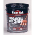 1 GALLON BLACK JACK FIBERED ROOF & FOUNDATION COATING
