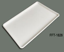 18" x 26" Plastic Tray White (NSF)