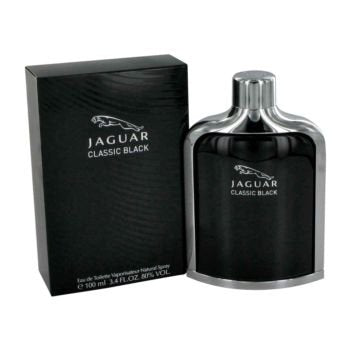 Jaguar Classic Black Cologne, For Men, 3.4 oz Eau De Toilette Spray