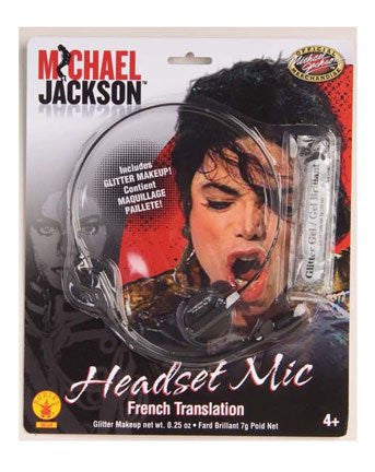 Michael Jackson Microphone Headset