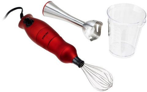 Better Chef DualPro Handheld Immersion Blender/Hand MIxer Red