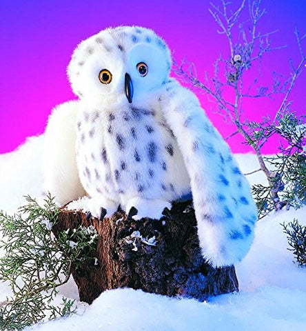 Hand Puppet - Folkmanis - Owl Snowy New Animals Soft Doll Plush Toys 2236