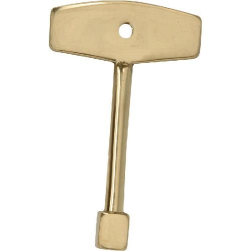 1/4" Solid Brass Valve Key (4" Long, 2oz)