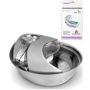 Stainless Steel Fountain- Raindrop Style 60oz