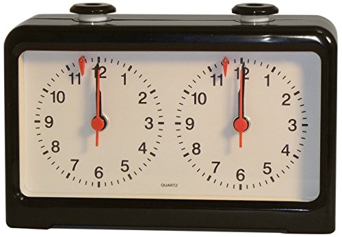 Quartz Chess Clock, Black, AA battery included