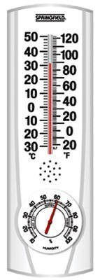 9.125" Plainview In/Out Thermometer & Hygrometer