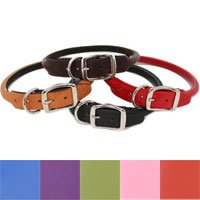 Burgundy Round Collars - 24"