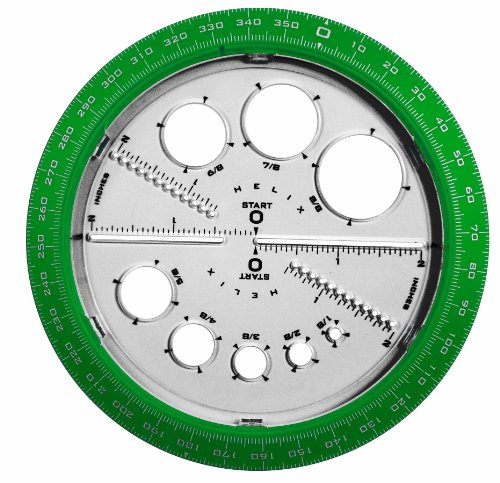 ANGLES/CIRCLES PROTRACTOR ASST