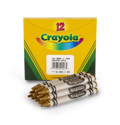 Bulk Crayons, Regular Size - Gold, 12 ct.