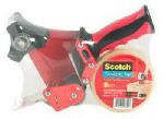 Heavy Duty Shipping Packaging Tape with Heavy Duty Dispenser Clear 1.88 in x 54.6 yd 1 rl & disp/pk