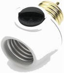 100W Full Range Lamp Socket Dimmer, White