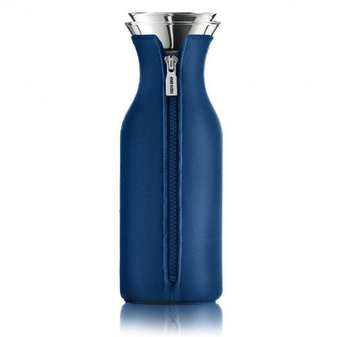 Fridge Carafe with Neoprene Cover, Porcelain Blue - 1.0L