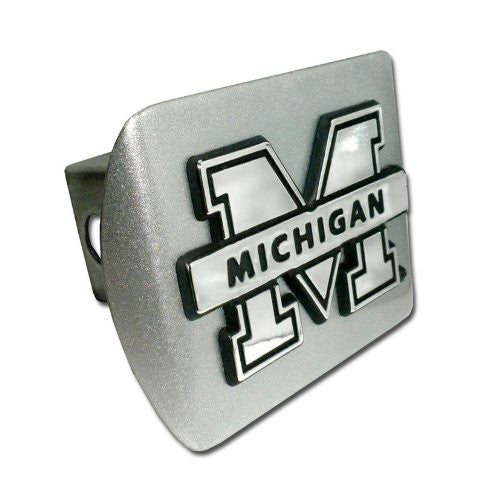 Michigan (“M”) on Brushed Chrome HC
