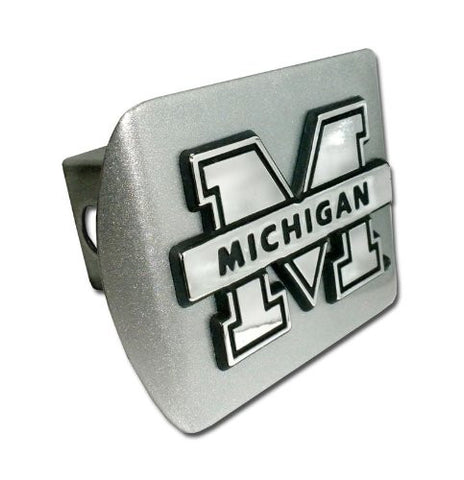 Michigan (“M”) on Brushed Chrome HC