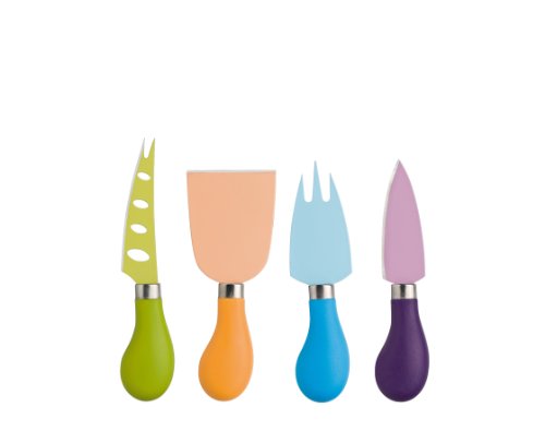 Zassenhaus Cheese Knife Set "Easy Cut", 4 pcs., Multicolor