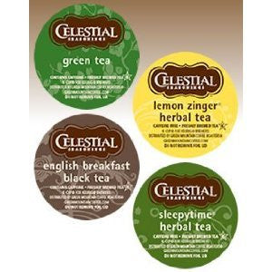 Celestial Seasonings® Tea Variety Sampler K-Cup® Packs, 22/Bx